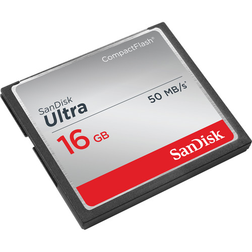 SanDisk 16GB Ultra CompactFlash Memory Card with coupon $15