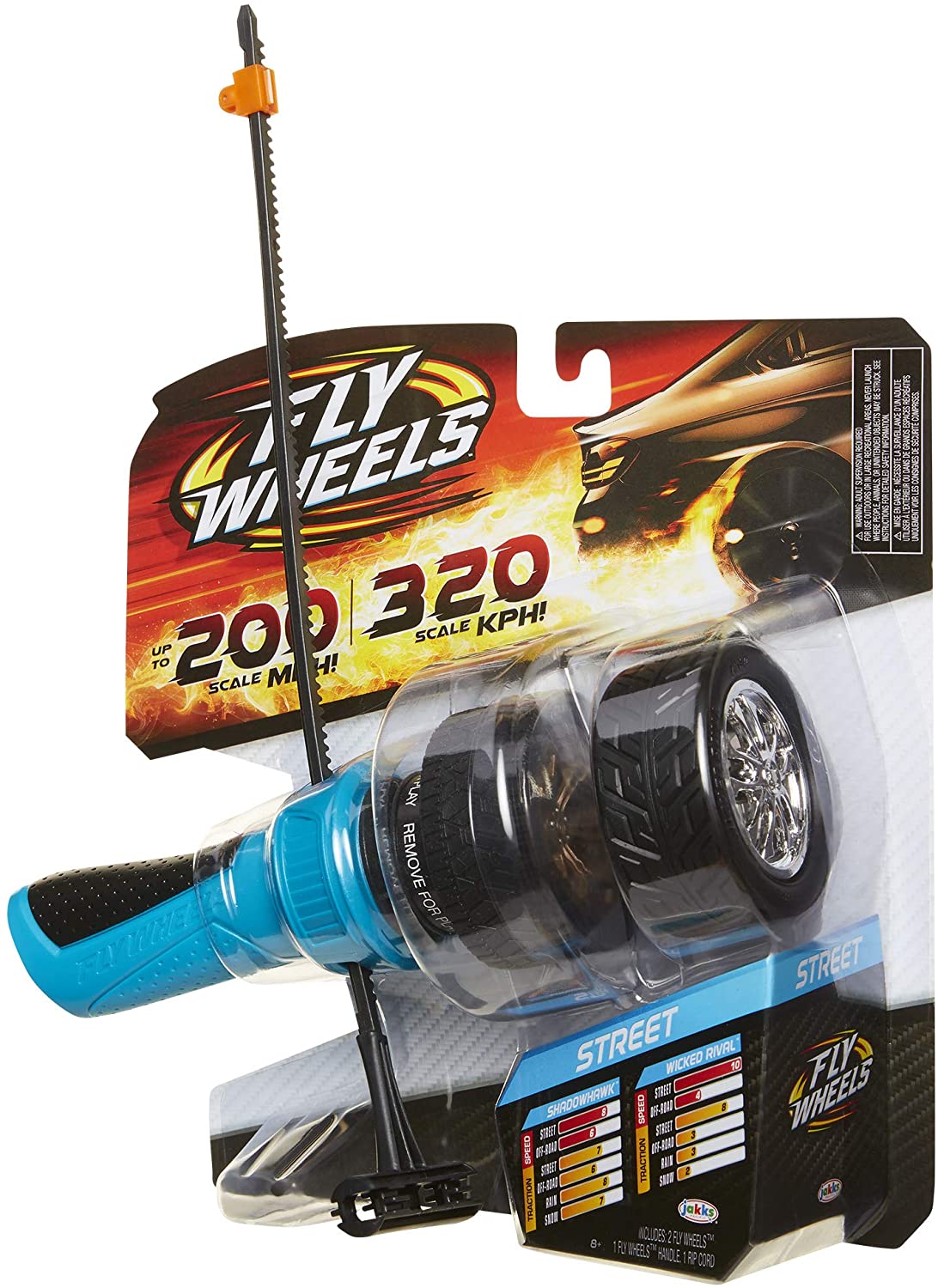 Fly Wheels Launcher + 2 Street Wheels - Rip it up to 200 Scale MPH $3.14