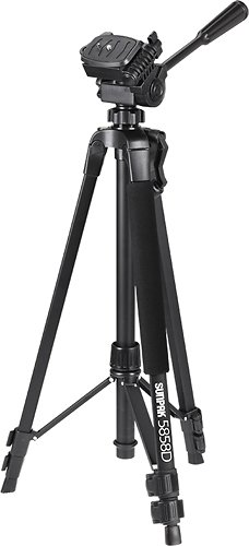 Sunpak - PlatinumPlus 5858D 58" Tripod - Black $10