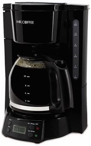 Mr. Coffee 12-Cup Programmable Coffee Maker, Black $10