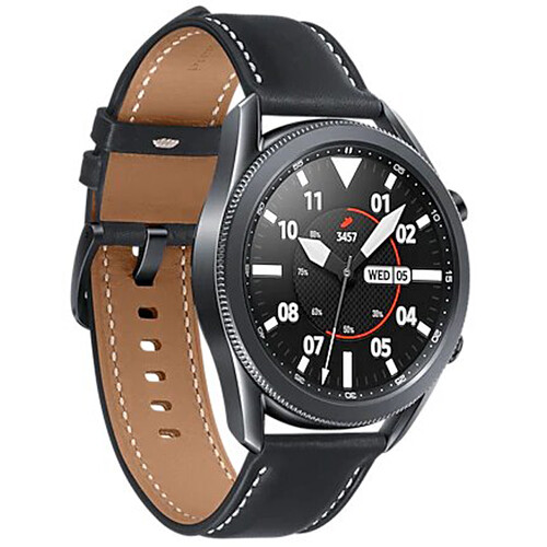 Samsung Galaxy Watch3 GPS Smartwatch (Bluetooth, 45mm, Mystic Black, International Version) $299