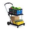 Garvee Foldable Collapsible Shopping Cart with Wheels and Removable Storage Crate $79