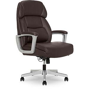 Shaquille O’Neal Rion Big & Tall Office Chair (Brown) $87.60 + Free S&H