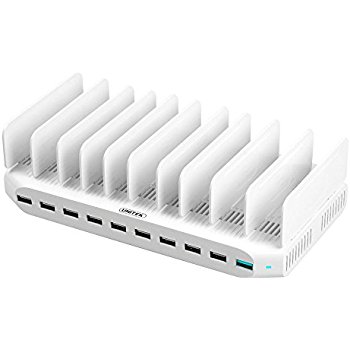 iPad Charging Station 96W 10-Port $26 AC + FS