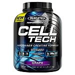 6-lbs MuscleTech Cell Tech, Hardgainer Creatine Formula, Grape - $22.93 w/S&amp;S, (As Low As - $20.52) or Buy 3 for Addt. $10 off Promo