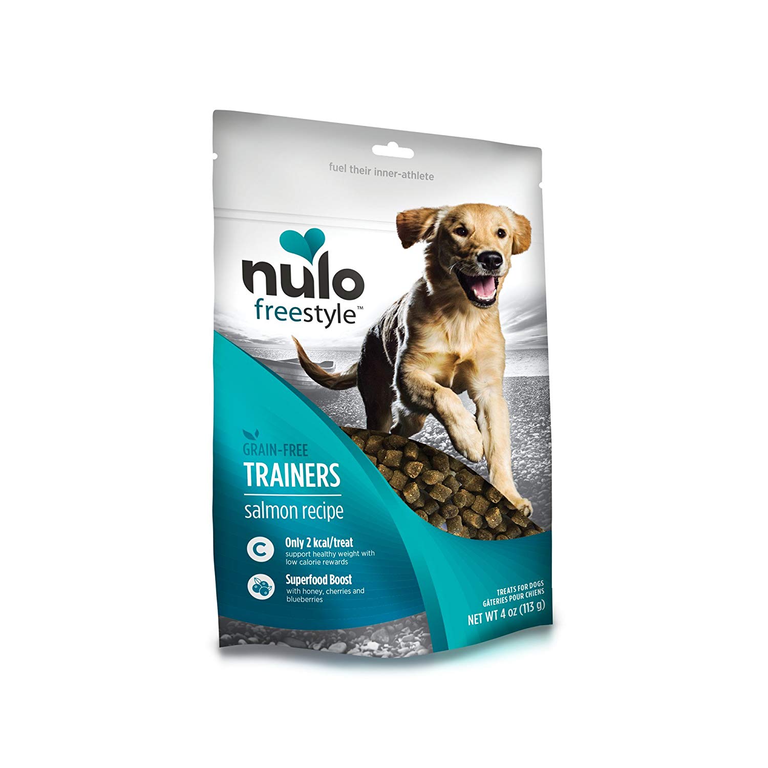 4oz Nulo Puppy Adult Freestyle Trainers Dog Treats Salmon