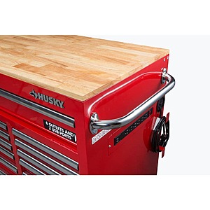 Husky 60 in. W x 22 in. D Standard Duty 12 Drawer Mobile Workbench