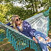 Equip Gray and Blue Jacquard Tree Hammock (81&amp;quot; L x 59&amp;quot; W) $6.85 + Free S&amp;amp;H w/ Walmart+ or $35+