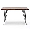 48&amp;quot; Noble House Rectangular Natural Writing Desk w/ Solid Wood Material $57.35 + Free Shipping