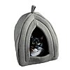 Petmaker Cat House / Tent for Pets up to 16-Lbs. (Gray) $7.50 + Free Shipping w/ Prime or on $35+