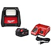 Milwaukee M18 GEN-2 18-Volt Lithium-Ion Cordless ROVER LED AC/DC Flood Light and Starter Kit with (1) 5.0 Ah Battery and Charger $129 + Free Shipping
