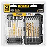 23-Piece DEWALT Assorted Titanium Nitride Coated HSS Jobber Length Twist Drill Bit Set  $15.98 + Free In-Store Pickup at Lowe's