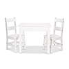 Melissa &amp;amp; Doug Wooden Kids Table and 2 Chairs Set (White) $53.59 + Free Shipping
