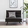 Mainstays Pillow Top Convertible Chair (Charcoal Fabric) $87 + Free Shipping