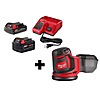 Milwaukee M18 18V Lithium-Ion Cordless 5&amp;quot; Random Orbit Sander with (1) 5.0 Ah, (1) 2.0 Ah Battery and Charger $149 + Free Shipping