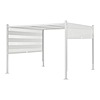 9.8' x 9.8' Hampton Bay Stillman White Metal Pergola $199 + Free Shipping