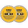 2-Pack DEWALT 12&amp;quot; Miter Saw Blade Combo (32-Teeth and 80-Teeth) $39 + Free Shipping