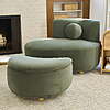 Better Homes &amp;amp; Gardens Juliet Modern Velvet Chaise &amp;amp; Storage Ottoman (Olive or Rose) $198 &amp;amp; More + Free Shipping