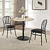3-Piece Mainstays Indoor Dining Bistro Set w/ Table &amp;amp; Two Black Chairs $78 + Free Shipping