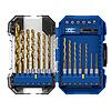 21-Piece Kobalt  Assorted Titanium Jobber Length Twist Drill Bit Set  $12.48 + Free In-Store Pickup at Lowe's