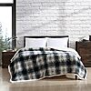 90&amp;quot; x 108&amp;quot; Eddie Bauer Twin Sherpa Plush Fleece Blanket: Vail Plaid Grey $18.18 or Solid Green $17.59 + Free Shipping w/ Prime or on $35+