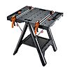 Worx Pegasus Folding Work Table/Sawhorse w/ 2x 24&amp;quot; Quick Clamps + 4x Clamp Dogs $99 + Free Shipping