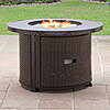 Better Homes &amp;amp; Gardens 37&amp;quot; Round 50000 BTU Propane Bronze Finish Aluminum Fire Pit Table w/ Glass Beads, Metal Lid and Protective Cover $124 + Free Shipping
