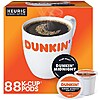 88-Count Dunkin' Coffee Keurig K-Cup Pods: Midnight Coffee (Dark Roast) or French Vanilla (Medium Roast) &amp;amp; More $37 + Free Shipping