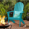 2-Count Mainstays Wood Outdoor Adirondack Chairs (Turquoise Blue, Black or White) $75 + Free Shipping