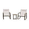 Mainstays Dashwood 3-Piece Steel Outdoor Rocker Chat Set (Cream, Blue or Black) $97 + Free Shipping