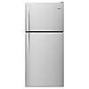 18.2-cu ft Whirlpool Top-Freezer Refrigerator: Monochromatic Stainless Steel $596 or Black $536 at Lowe's w/ Free Store Pickup