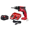 Milwaukee M18 FUEL 18-Volt Lithium-Ion Brushless Cordless Drywall Screw Gun w/5.0Ah Battery Starter Kit $179 + Free Shipping