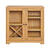 **Price Drop** 30&amp;quot; Better Homes &amp;amp; Gardens Aster Bar Cabinet (Natural Oak Finish) $69 + Free Shipping