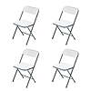 4-Pack Mainstays Resin Folding Chair (White or Black) $37.97 + Free Shipping