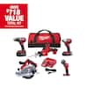5-Tool Kit: Milwaukee M18 Lithium-Ion Cordless Combo $299 + Free Shipping