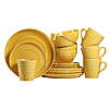 16-Piece Woven Paths Farmhouse Dinnerware Set (Yellow) $27.50 + Free S&amp;amp;H w/ Walmart+ or on $35+
