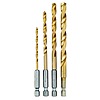 RYOBI SpeedLoad+ Titanium 4-Piece Hex Shank Twist Drill Bit Set $2.97 + Free Shipping