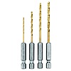 RYOBI SpeedLoad+ Titanium 4-Piece Hex Shank Pilot Drill Bit Set $2.97 + Free Shipping