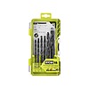 15-Piece RYOBI Black Oxide Round Shank Drill Bit Set $5.97 + Free Shipping