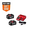 2-Count Milwaukee M18 6Ah High Output Battery Kit w/ Charger + Bonus Tool $299 + Free Shipping