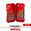 23-Piece Milwaukee SHOCKWAVE IMPACT DUTY Titanium Drill Bit Set $23 + Free Shipping