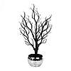 18&amp;quot; Way to Celebrate Ghostly Disco Tree Tabletop Decor (Silver &amp;amp; Black) $2.95 + Free S&amp;amp;H w/ Walmart+ or on $35+