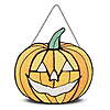 10&amp;quot; Way to Celebrate Stained Glass-Look Jack-o'-Lantern Hanging Decor $2.95 + Free S&amp;amp;H w/ Walmart+ or on $35+