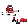 Milwaukee M12 12V Lithium-Ion Cordless Grease Gun with (2) 5.0 Ah Battery Pack Starter Kit $189 + Free Shipping