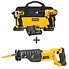DEWALT 20V MAX Cordless Drill/Impact Combo Kit, 20V MAX Cordless Reciprocating Saw, (2) 20V 1.3Ah Batteries, and Charger $179 + Free Shipping