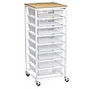 Metro 8-Drawer Rolling Cart by Simply Tidy (White or Black) $49.99 at Michaels w/ Free Store Pickup