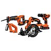 BLACK+DECKER 20V 4-Tool Power Tool Combo Kit (2-Batteries and Charger Included) $99 + Free Shipping