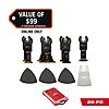 20-Piece Milwaukee Oscillating Multi-Tool Blade Kit $39.97 + Free Shipping
