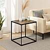 Walker Edison Parquet 20&amp;quot; Square Side Table $18 + Free Shipping