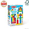 100-Piece Melissa &amp;amp; Doug Wooden Building Blocks Set $10.14 + Free Shipping w/ Prime or on $35+